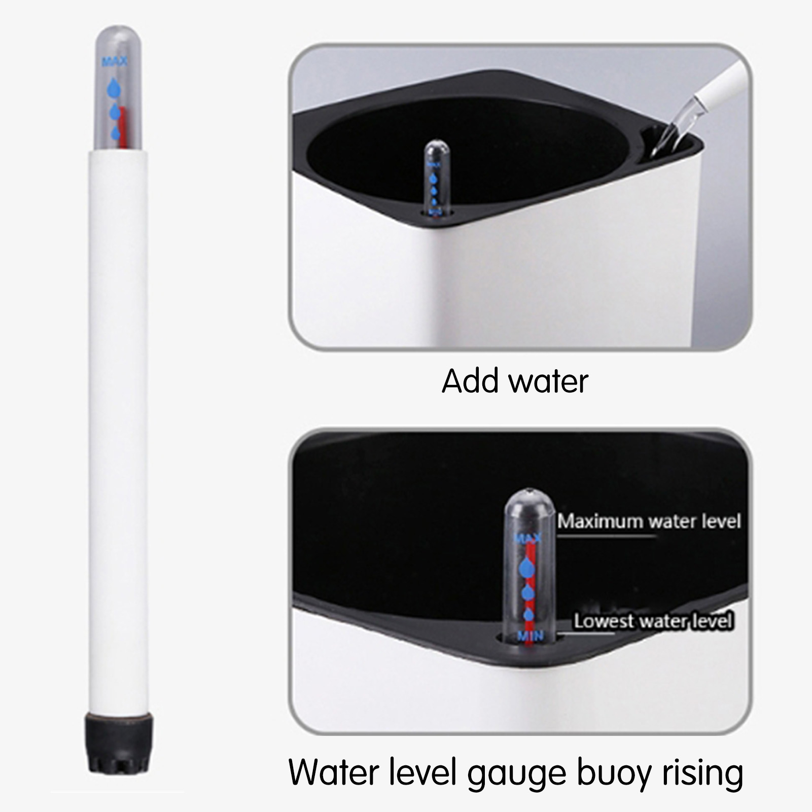 3가지 크기의 자동 급수 화분, 녹색 식물용 자동 흡수 - Automatic Plant Waterer 리뷰 및 가격