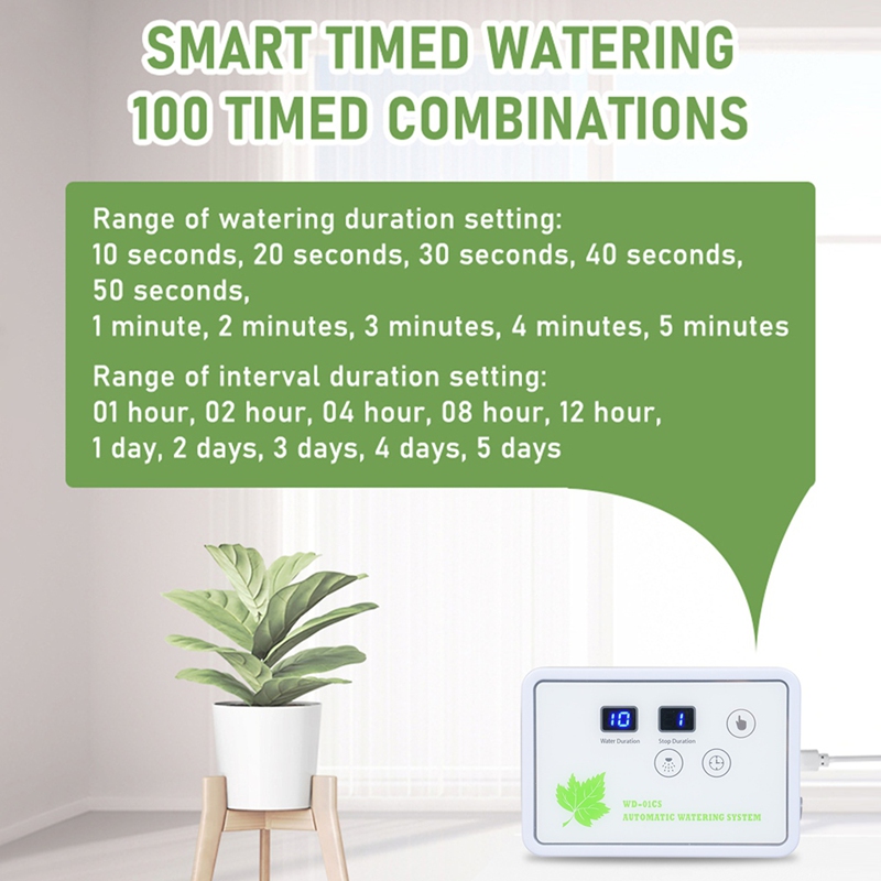 자동 급수 시스템 타이머형 식물 급수기 내장형 자흡식  - Automatic Plant Waterer 리뷰 및 가격