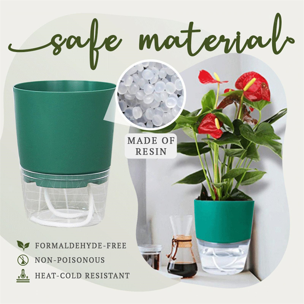 게으른 수경 꽃 냄비 자동 물 흡수 화분 투명 더블 레 - Automatic Plant Waterer 리뷰 및 가격