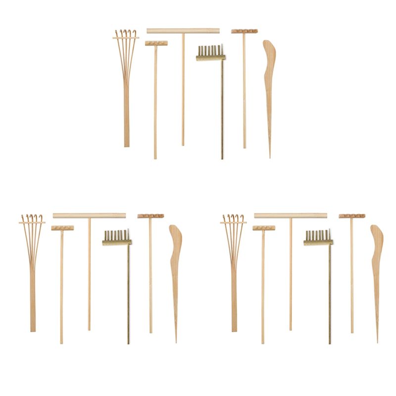 AT29-3X 미니 일본식 젠 가든 레이크 대나무 도구 - Gardening Tools Japanese 리뷰 및 가격