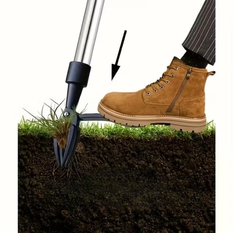 헤비듀티 4-클로 스탠드형 잡초 제거기 높이 조절 가능 - Gardening Tools Sale 리뷰 및 가격