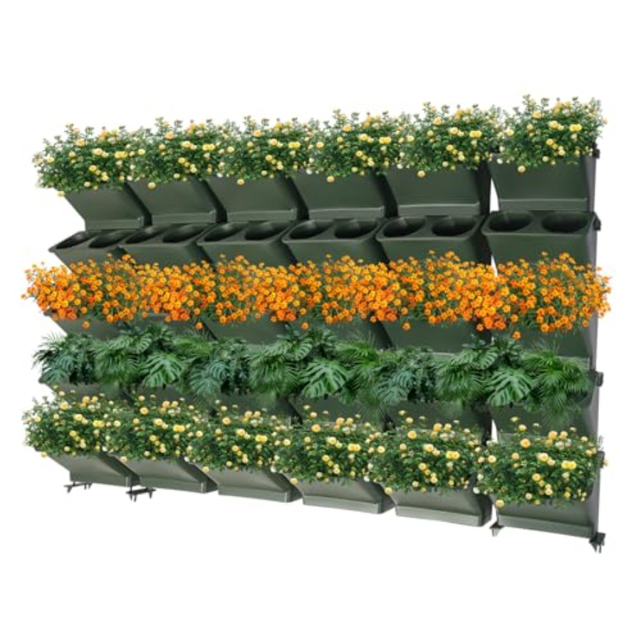 발코니 및 정원용 수직 벽걸이 화분, 내구성 있는 원단 - Self-Watering Planter 리뷰 및 가격